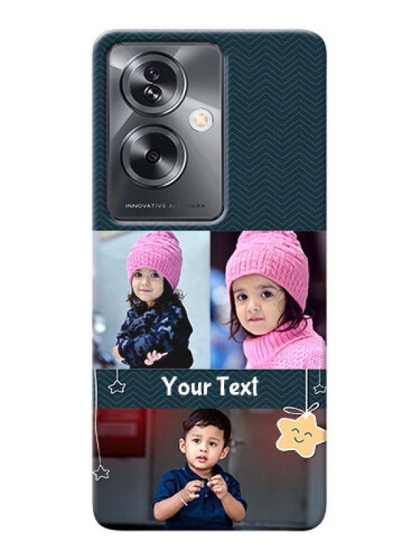 Custom Oppo A79 5G Mobile Back Covers Online: Hanging Stars Design