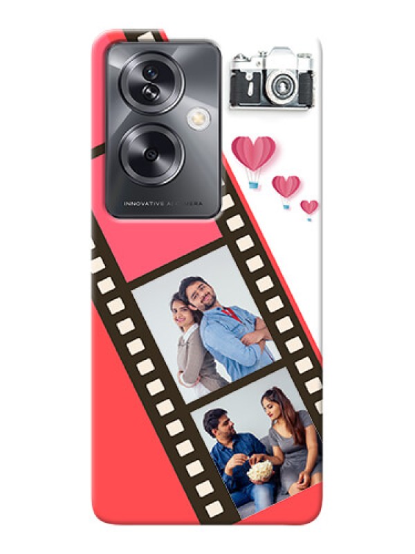 Custom Oppo A79 5G custom phone covers: 3 Image Holder with Film Reel