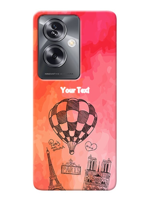 Custom Oppo A79 5G Personalized Mobile Covers: Paris Theme Design