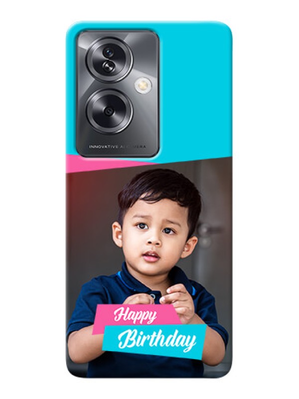 Custom Oppo A79 5G Mobile Covers: Image Holder with 2 Color Design