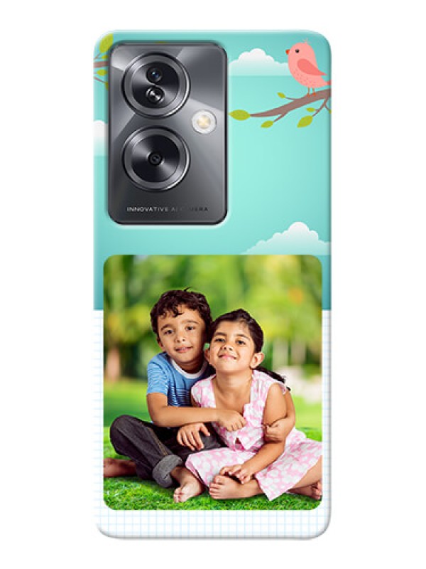 Custom Oppo A79 5G phone cases online: Doodle love Design