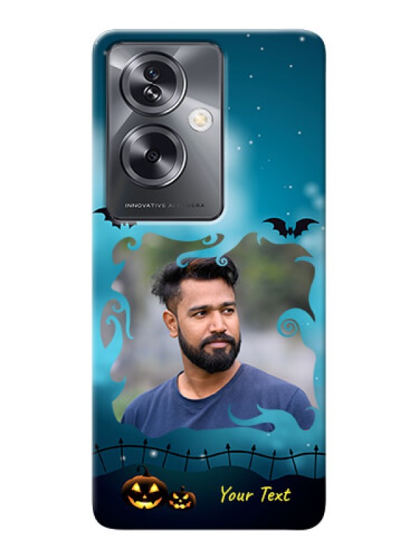 Custom Oppo A79 5G Personalised Phone Cases: Halloween frame design