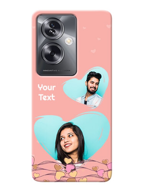 Custom Oppo A79 5G customized phone cases: Love Doodle Design