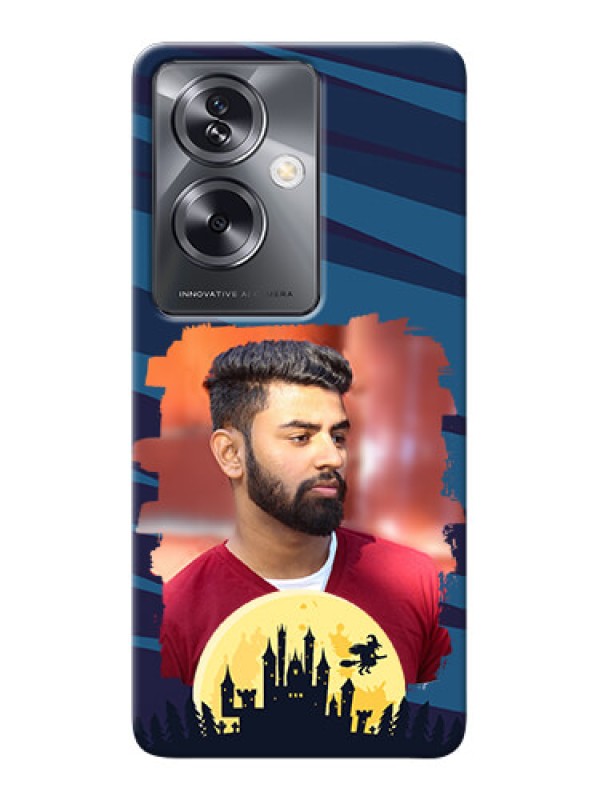 Custom Oppo A79 5G Back Covers: Halloween Witch Design