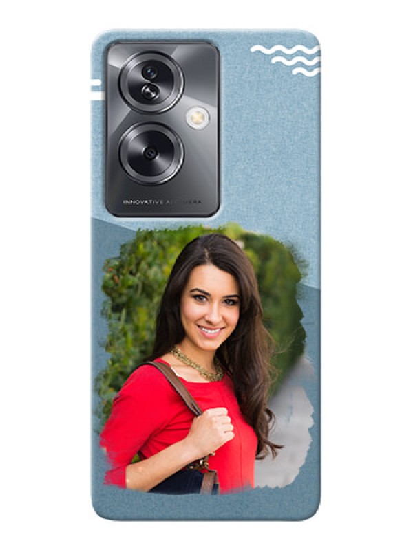 Custom Oppo A79 5G custom mobile phone covers: Grunge Line Art Design