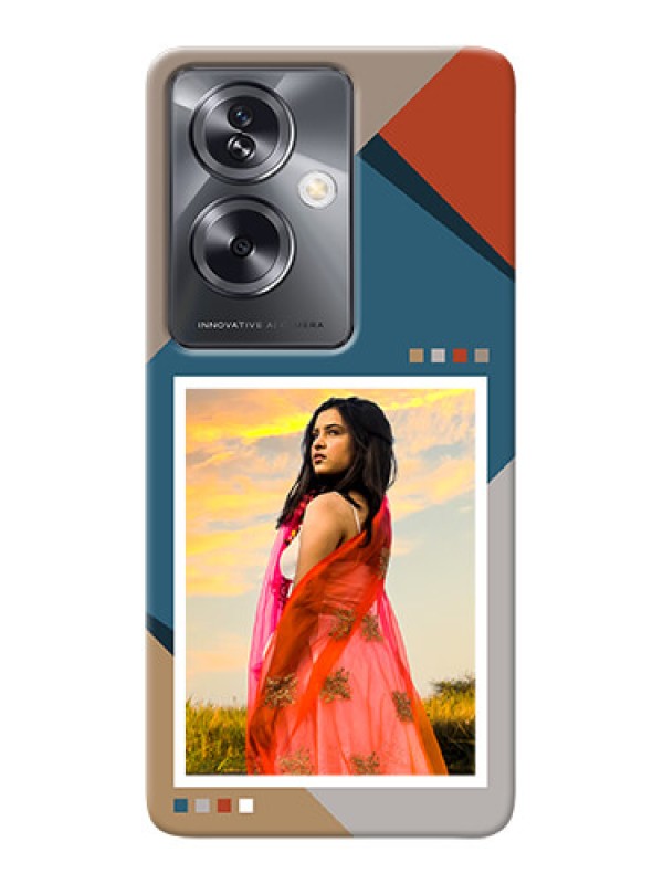 Custom Oppo A79 5G Personalized Phone Case with Retro color pallet Design