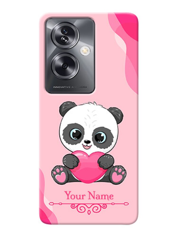 Custom Oppo A79 5G Custom Mobile Case with Cute Panda Design