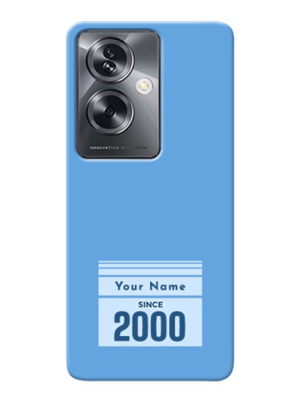 Custom Oppo A79 5G Custom Mobile Case with Custom Year of birth Design