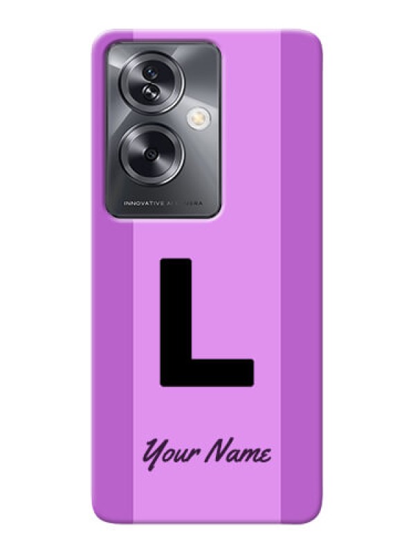 Custom Oppo A79 5G Custom Phone Case with Tricolor custom text Design