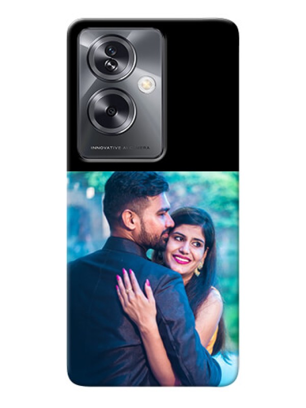 Custom Oppo A79 5G Custom Hard Phone Case - Upload Full Picture With Custom Color Design