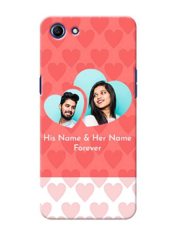 Custom Oppo A83 Couples Picture Upload Mobile Cover Design