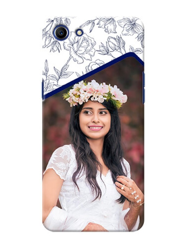 Custom Oppo A83 Floral Design Mobile Cover Design