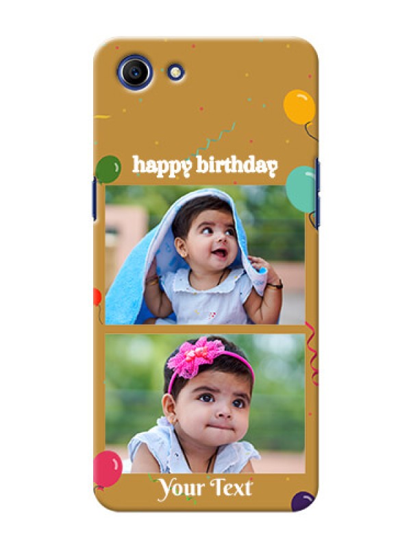 Custom Oppo A83 2 image holder with birthday celebrations Design