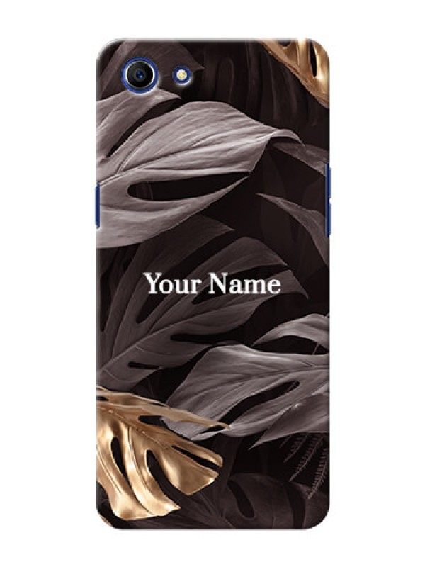 Custom Oppo A83 Mobile Back Covers: Wild Leaves digital paint Design