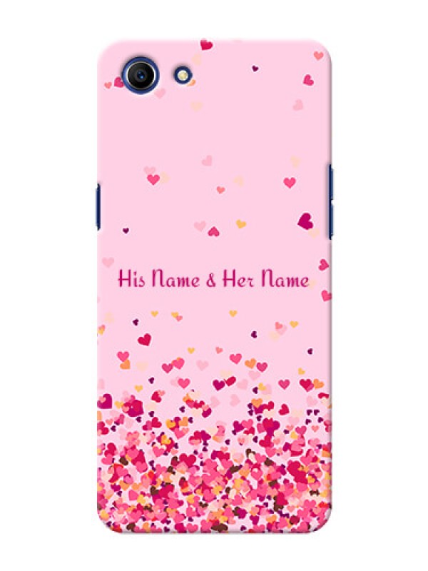 Custom Oppo A83 Phone Back Covers: Floating Hearts Design