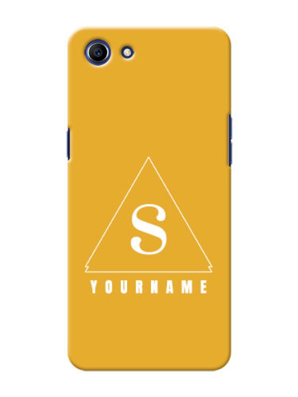 Custom Oppo A83 Custom Mobile Case with simple triangle Design