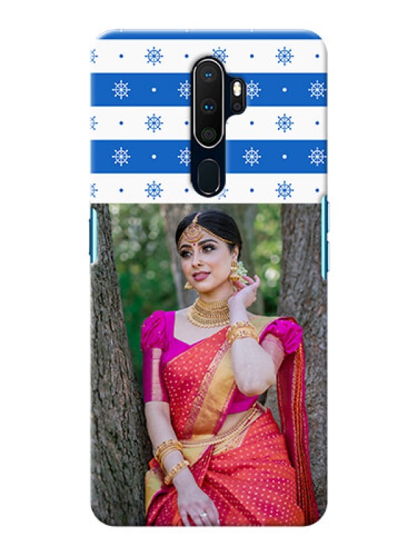 Custom Oppo A9 2020 custom mobile covers: Snow Pattern Design