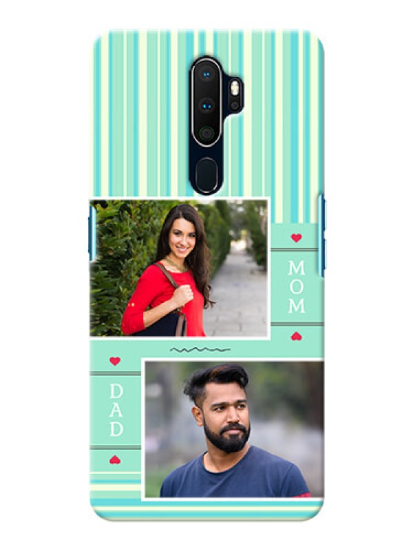 Custom Oppo A9 2020 custom mobile phone covers: Mom & Dad Pic Design
