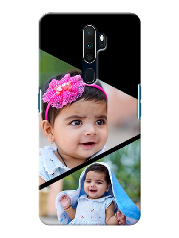 Custom Oppo A9 2020 mobile back covers online: Semi Cut Design