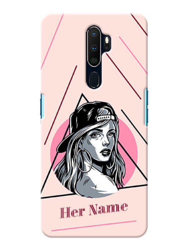 Custom Oppo A9 2020 Custom Phone Cases: Rockstar Girl Design