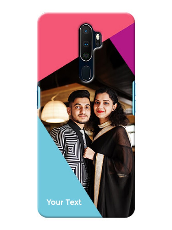 Custom Oppo A9 2020 Custom Phone Cases: Stacked Triple colour Design