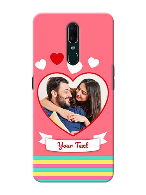 Custom Oppo A9 Personalised mobile covers: Love Doodle Design