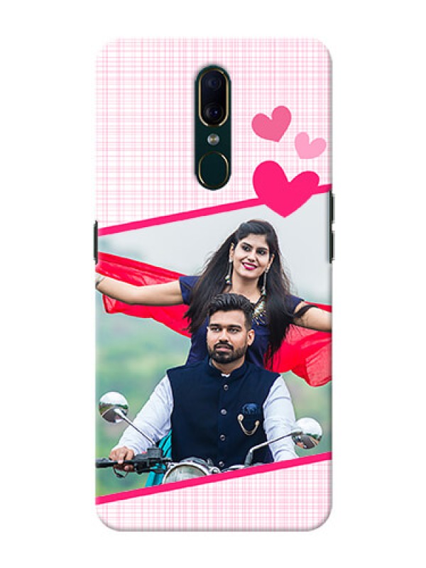 Custom Oppo A9 Personalised Phone Cases: Love Shape Heart Design