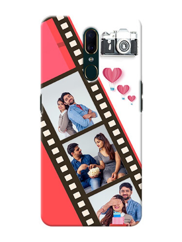 Custom Oppo A9 custom phone covers: 3 Image Holder with Film Reel