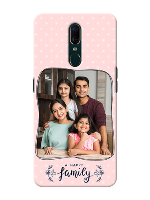 Custom Oppo A9 Personalized Phone Cases: Family with Dots Design