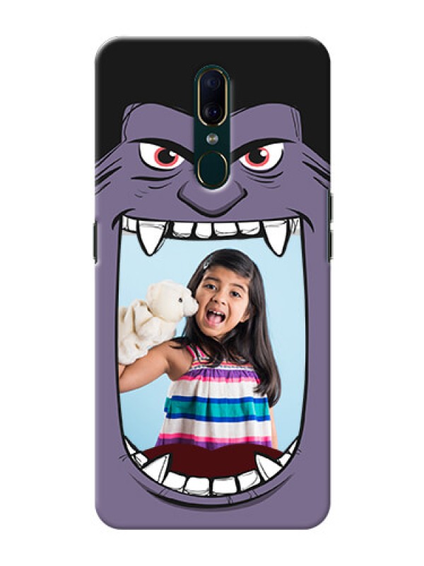 Custom Oppo A9 Personalised Phone Covers: Angry Monster Design