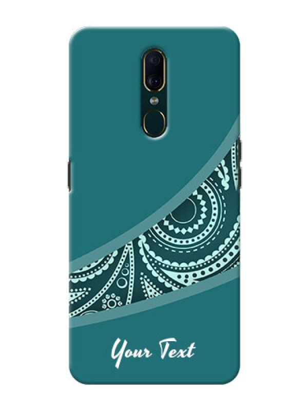Custom Oppo A9 Custom Phone Covers: semi visible floral Design
