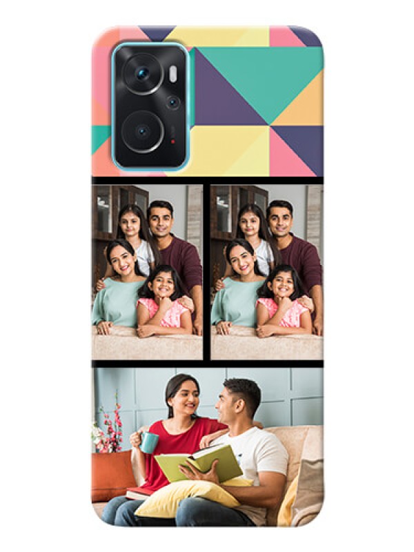 Custom Oppo A96 personalised phone covers: Bulk Pic Upload Design