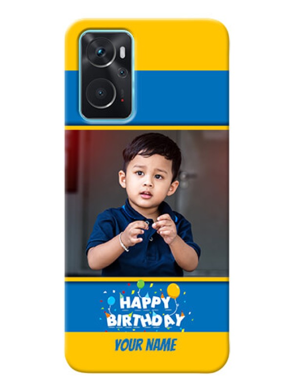 Custom Oppo A96 Mobile Back Covers Online: Birthday Wishes Design