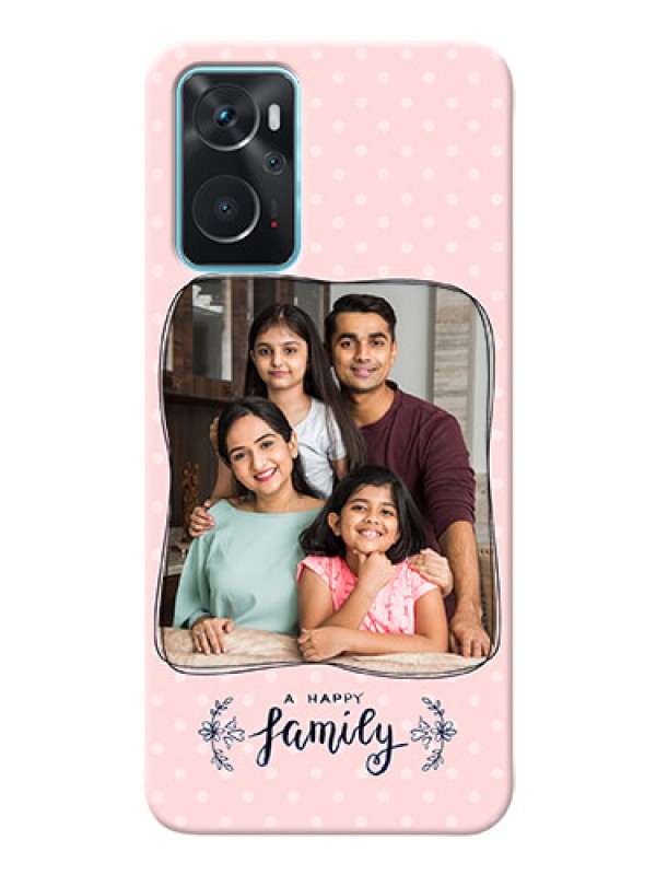 Custom Oppo A96 Personalized Phone Cases: Family with Dots Design