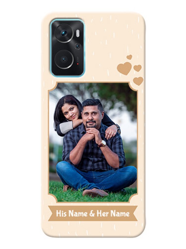 Custom Oppo A96 mobile phone cases with confetti love design 