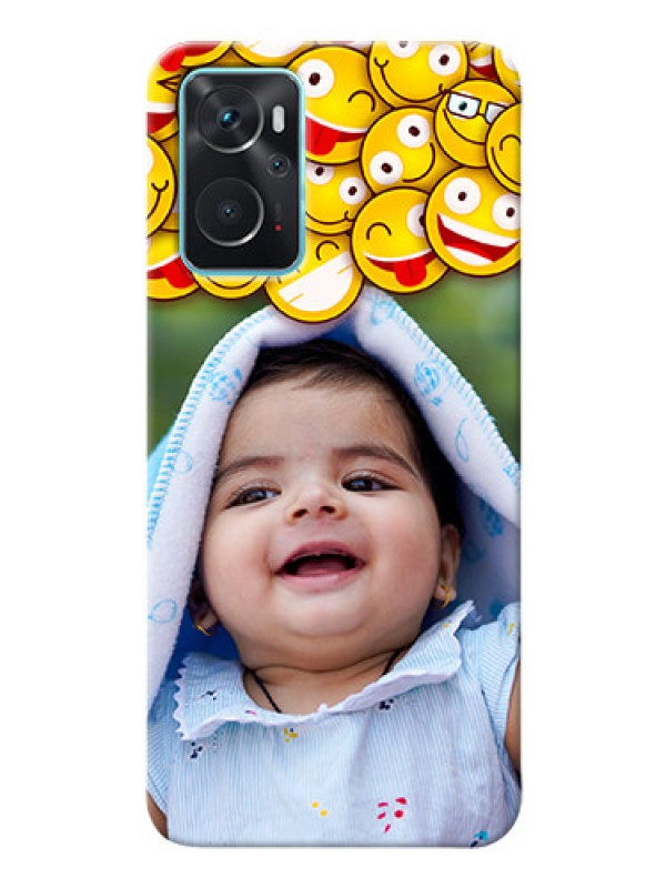 Custom Oppo A96 Custom Phone Cases with Smiley Emoji Design