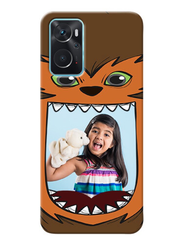 Custom Oppo A96 Phone Covers: Owl Monster Back Case Design