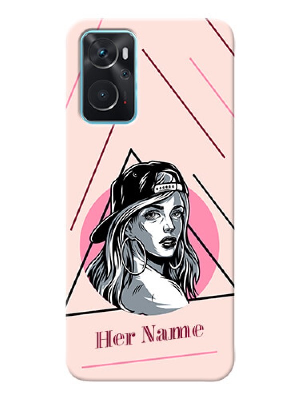 Custom Oppo A96 Custom Phone Cases: Rockstar Girl Design
