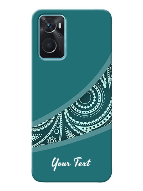 Custom Oppo A96 Custom Phone Covers: semi visible floral Design