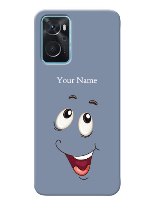 Custom Oppo A96 Phone Back Covers: Laughing Cartoon Face Design