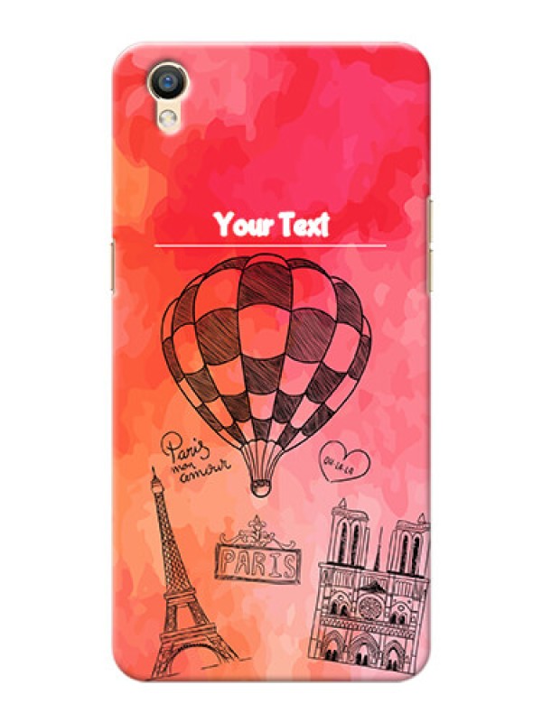 Custom Oppo F1 Plus abstract painting with paris theme Design