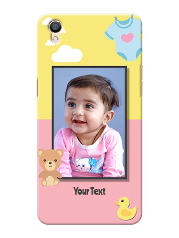 Custom Oppo F1 Plus kids frame with 2 colour design with toys Design
