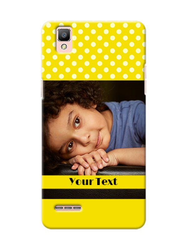 Custom Oppo F1 Bright Yellow Mobile Case Design