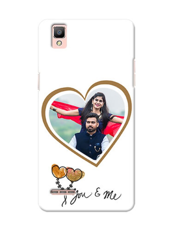 Custom Oppo F1 You And Me Mobile Back Case Design