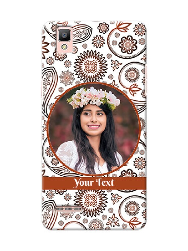 Custom Oppo F1 Floral Abstract Mobile Case Design