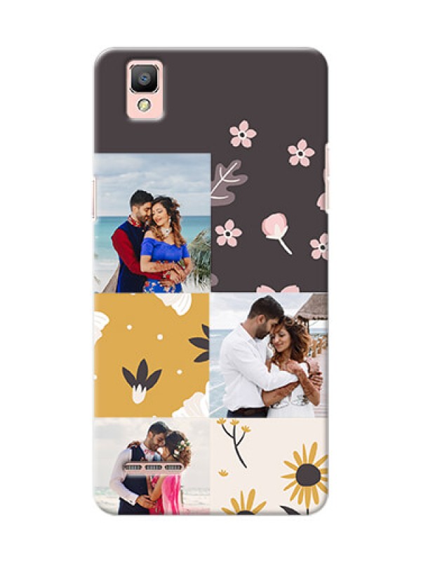 Custom Oppo F1 3 image holder with florals Design