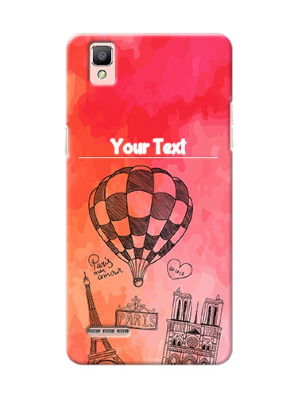 Custom Oppo F1 abstract painting with paris theme Design