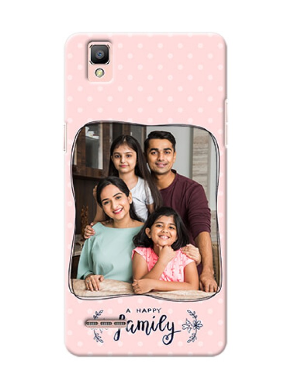 Custom Oppo F1 A happy family with polka dots Design