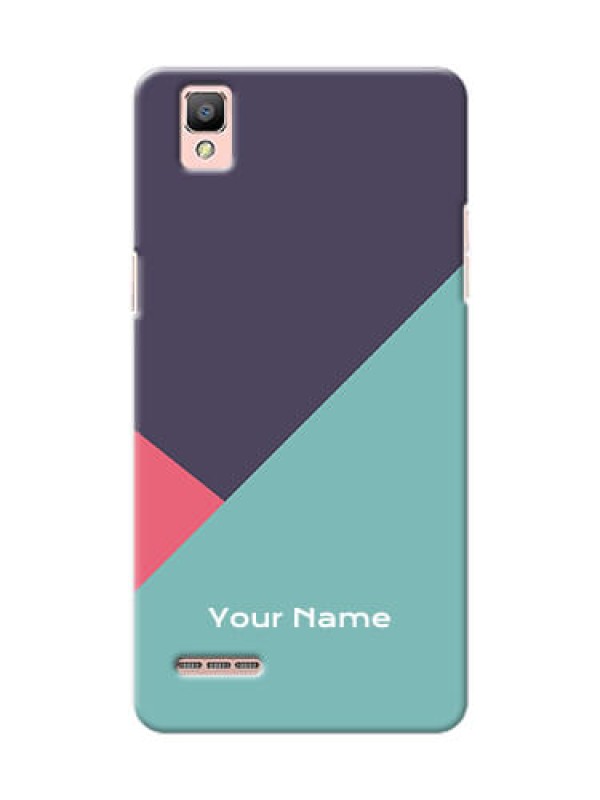 Custom Oppo F1 Custom Phone Cases: Tri Color abstract Design
