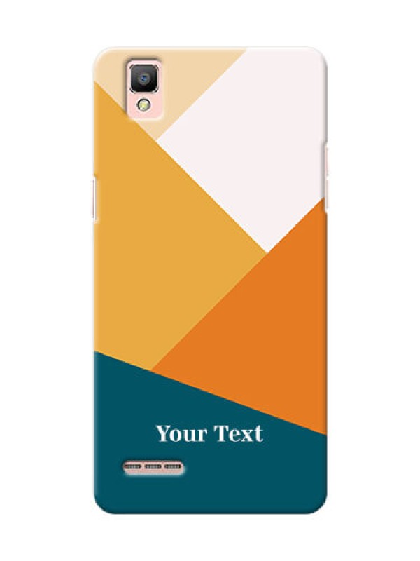 Custom Oppo F1 Custom Phone Cases: Stacked Multi-colour Design